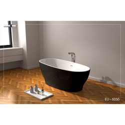 Bồn tắm Irene EuroKing không massage EU-6036Nhám/Đen
