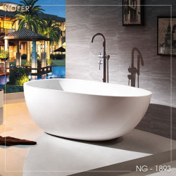 Bồn tắm EuroKing không massage NG-1893 All White