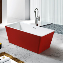 Bồn tắm EuroKing không massage NG-3638 PLUS (White+Red)