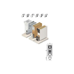 Thanh chắn bụi Hafele 950.35.011 RP8SI 600mm