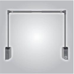 Giá nâng hạ điện treo quần áo GrandX XM.15E-Luxury