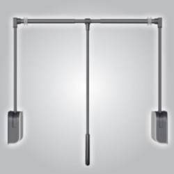 Giá nâng hạ cơ treo quần áo GrandX XM.15-Luxury