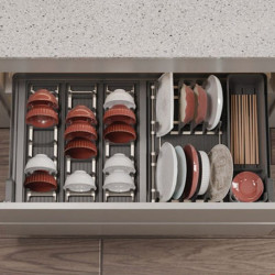 Rổ kéo trên cho bát đĩa Dining Agent 900mm Hafele 545.14.311