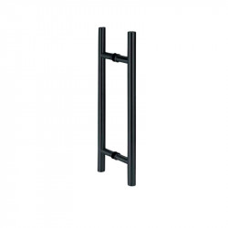 Tay nắm chữ H Hafele 903.08.500 đen 30x600MM