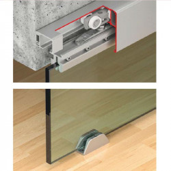 Phụ kiện cửa trượt kính Slido Classic Hafele 941.25.015