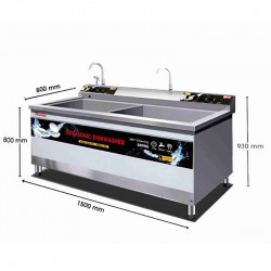 Máy rửa chén công nghiệp Texgio TGU-1500XD
