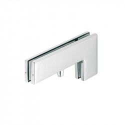 Kẹp kính chữ L inox bóng Hafele 981.00.031