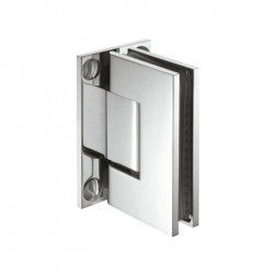 Bản lề kính - tường Nickel mờ Hafele 981.51.009