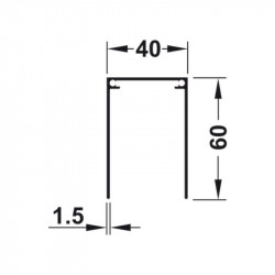 Ray dẫn hướng đơn phía trên Hafele 403.36.906