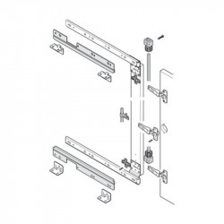 Đồng bộ cửa lùa Pivot 600M Hafele 408.05.605