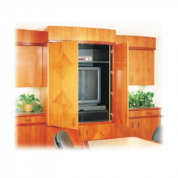 Bộ cửa trượt xoay bằng gỗ Hafele 408.07.609