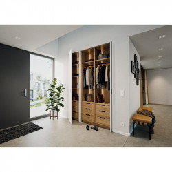 Bộ phụ kiện cửa trượt xoay Hafele 408.25.000