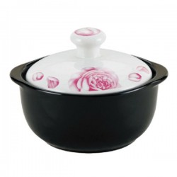 Nồi sứ Royalcooks ORI – Nắp trắng có hoa RC-OR1708