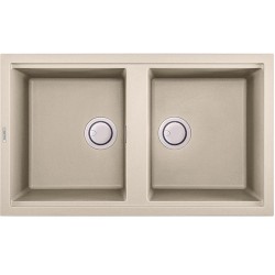 Chậu rửa đá Granite Malloca màu kem BIANCO G-45062