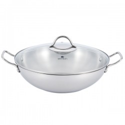 CHẢO SÂU LÒNG INOX 304 ELMICH 32CM EL3255