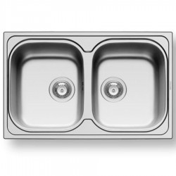 Chậu rửa bát inox Pyramis AMALTIA (79X50) 2B (107121001)