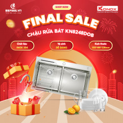 Chậu rửa chén bát Konox Overmount Series KN8248DOB