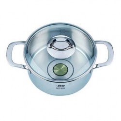 Nồi Inox từ vung kính Elo Silicano Plus 16cm