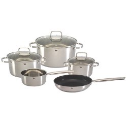 Bộ nồi chảo Inox 5 chiếc Elo Clio Plus 16/20/24cm