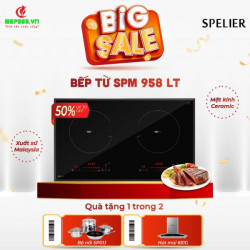 Bếp từ đôi Spelier SPM-958LT lắp âm