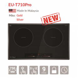 Bếp từ đôi Eurosun EU-T710Pro Gold lắp âm