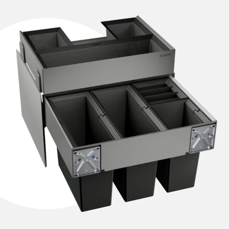 Thùng rác âm tủ Blanco Select 60/4 Organ 4 ngăn 520783