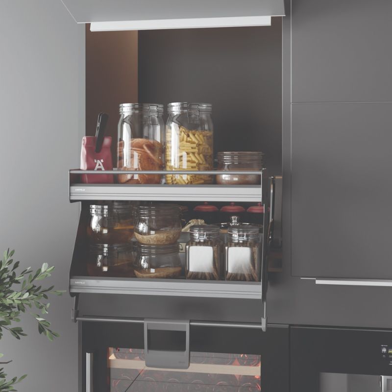 Kệ nâng hạ Hafele 504.68.375 Imove R700mm