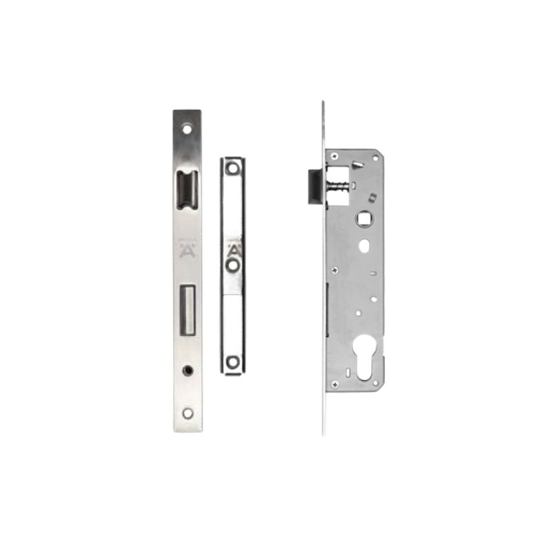 Thân khóa cửa trượt Hafele 911.27.267 CC92 BS40 inox mờ