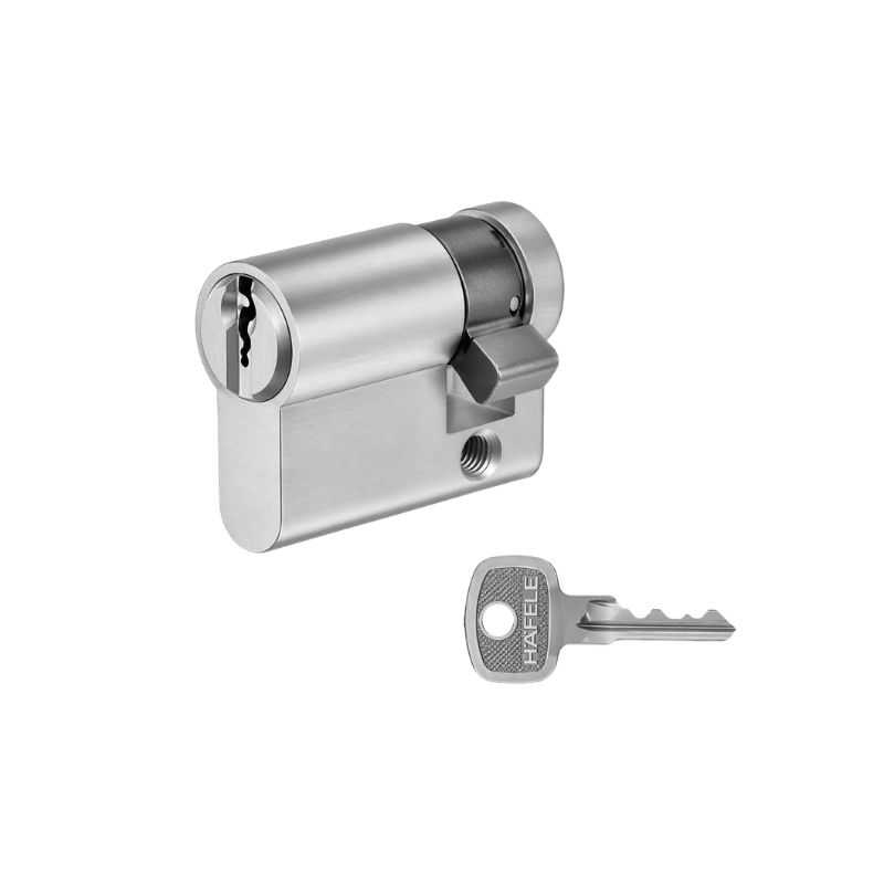 Ruột khóa đầu vặn Hafele 916.66.593 PSM inox 81