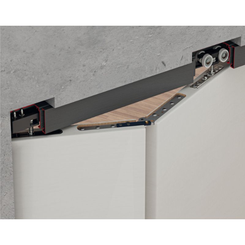 Phụ kiện cửa trượt xếp cho cửa gỗ Hafele 940.42.512