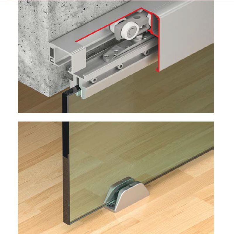 Phụ kiện cửa trượt kính Slido Classic Hafele 941.25.017