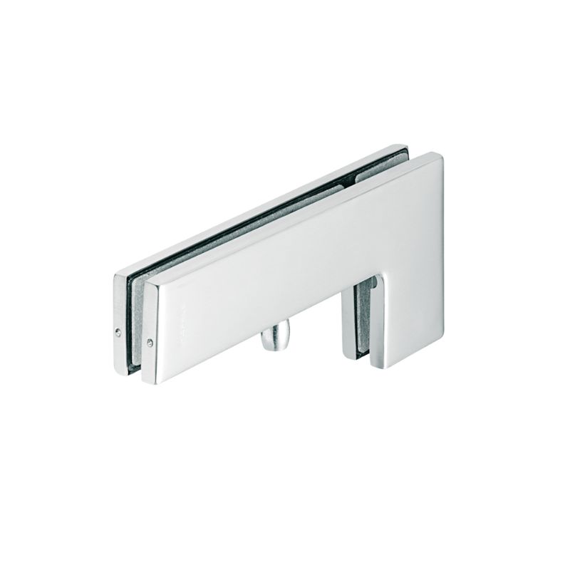 Kẹp kính chữ L inox bóng Hafele 981.00.031