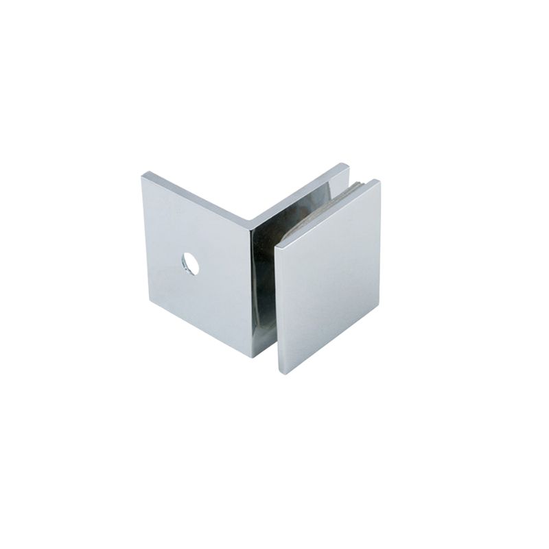 Kẹp kính tường nhà tắm 90 độ có đế Hafele 981.00.542