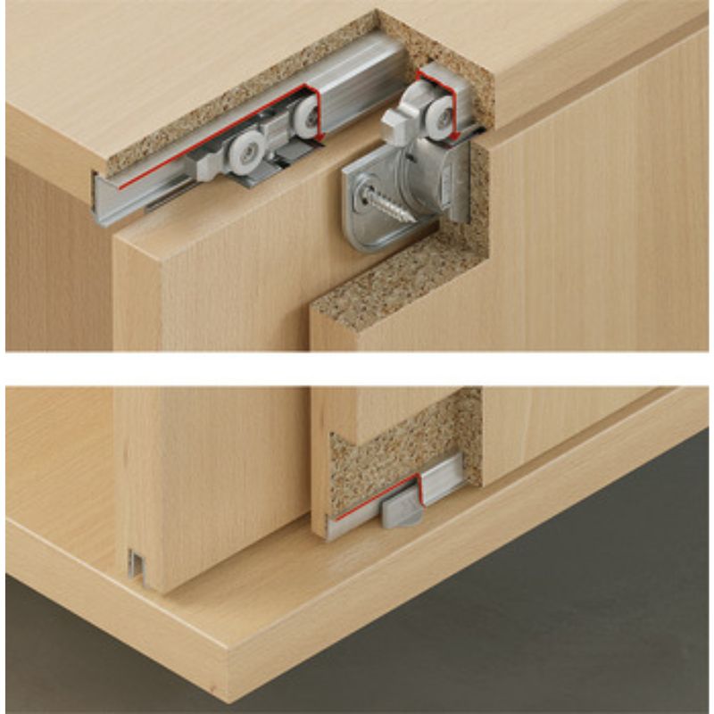 Phụ kiện cửa trượt F-line21 Hafele 402.33.025