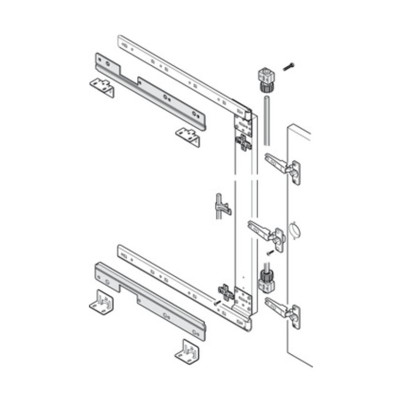 Đồng bộ cửa lùa Pivot 600M Hafele 408.05.605