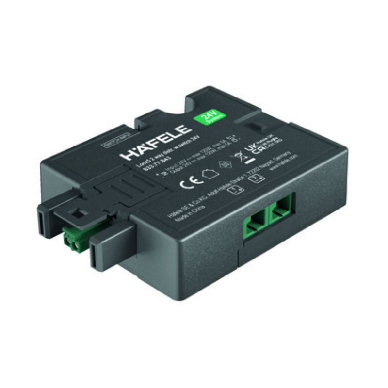 Bộ chia 2 cổng 24V có công tắc Hafele 833.77.843
