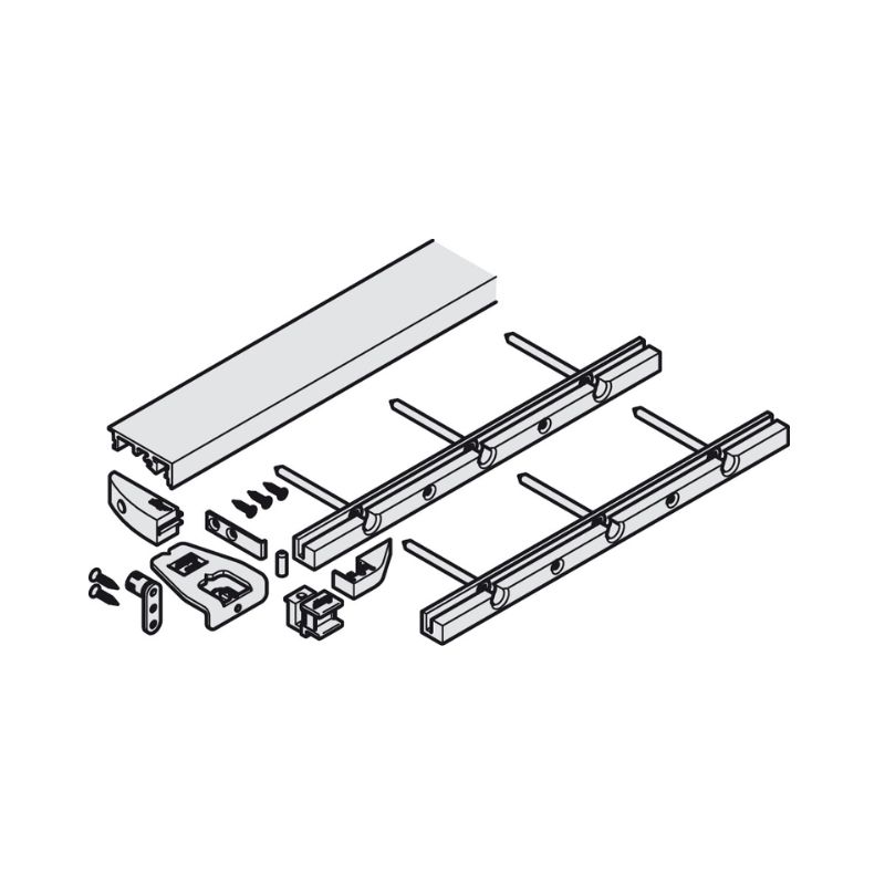 Khung gắn sàn Hawa Folding Concepta 25 Hafele 408.30.961
